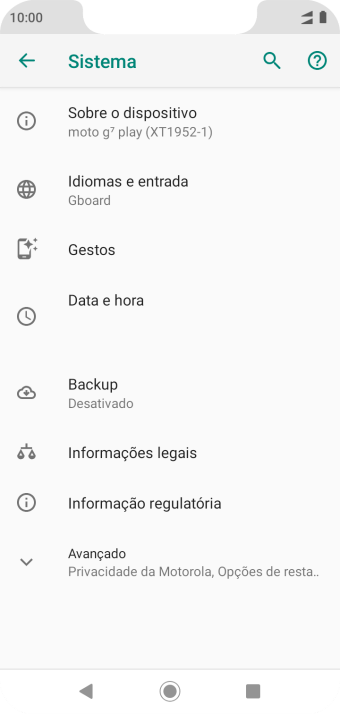 Pressione Avançado. Pressione Avançado.