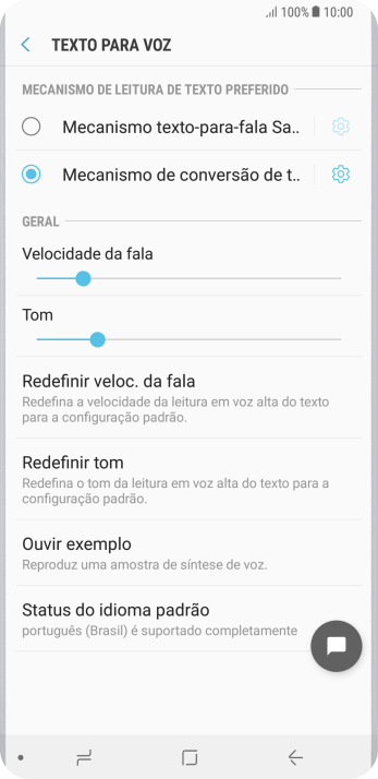 Pressione o ícone de configurações ao lado de Pressione o ícone de configurações ao lado de