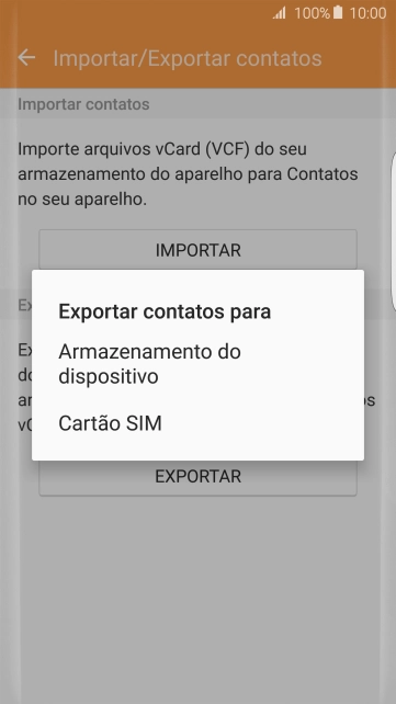Pressione Cartão SIM. Pressione Cartão SIM.