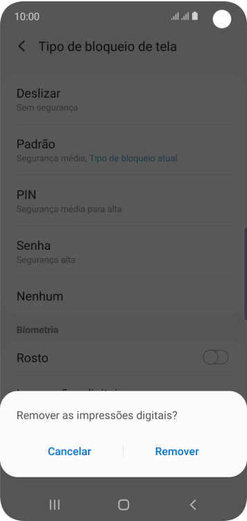Pressione Remover. Pressione Remover.
