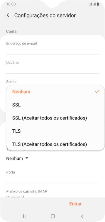 Pressione Nenhum para desativar a função. Pressione Nenhum para desativar a função.
