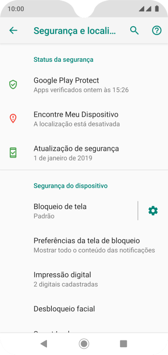 Pressione Bloqueio de tela, e digite o código de bloqueio atual. Pressione Bloqueio de tela, e digite o código de bloqueio atual.