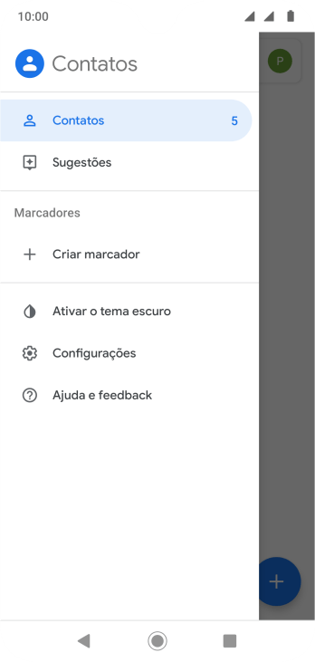 Pressione Configurações. Pressione Configurações.