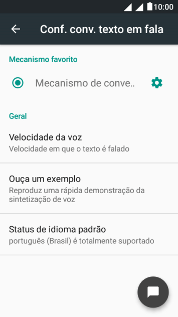 Pressione o ícone de configurações ao lado de Pressione o ícone de configurações ao lado de