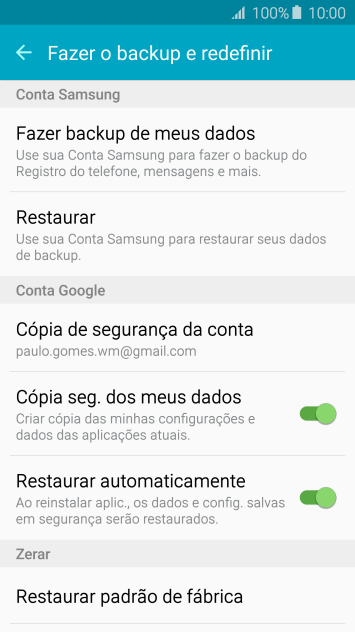 Pressione Restaurar padrão de fábrica. Pressione Restaurar padrão de fábrica.