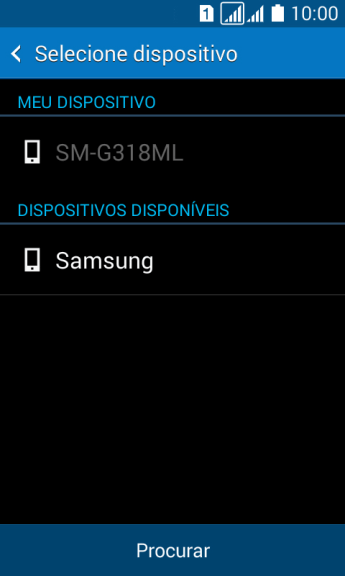 Pressione o dispositivo Bluetooth desejado, e aguarde um instante enquanto o arquivo é transferido. Pressione o dispositivo Bluetooth desejado, e aguarde um instante enquanto o arquivo é transferido.