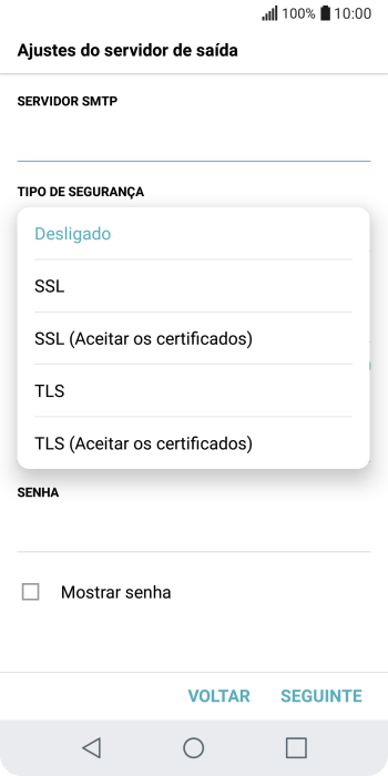 Pressione Desligado para desativar a função. Pressione Desligado para desativar a função.