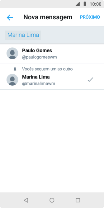 Pressione PRÓXIMO. Pressione PRÓXIMO.