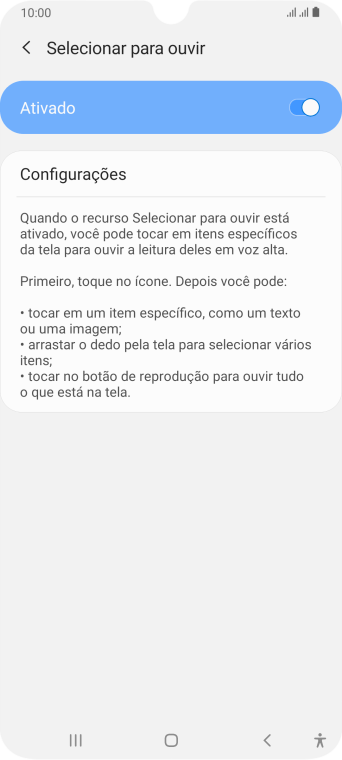 Pressione a tecla de voltar duas vezes. Pressione a tecla de voltar duas vezes.