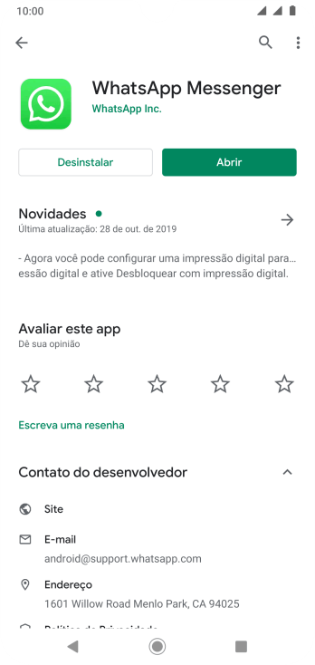 Pressione a tecla de início para voltar à tela inicial. Pressione a tecla de início para voltar à tela inicial.