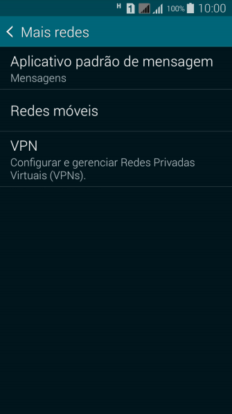 Pressione Redes móveis. Pressione Redes móveis.