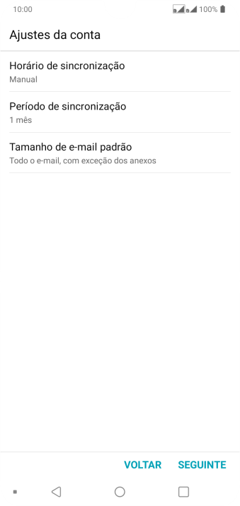 Pressione Horário de sincronização. Pressione Horário de sincronização.