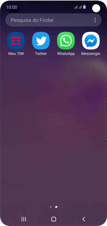 Pressione WhatsApp. Pressione WhatsApp.