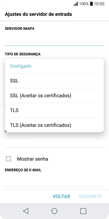 Pressione Desligado para desativar a função. Pressione Desligado para desativar a função.