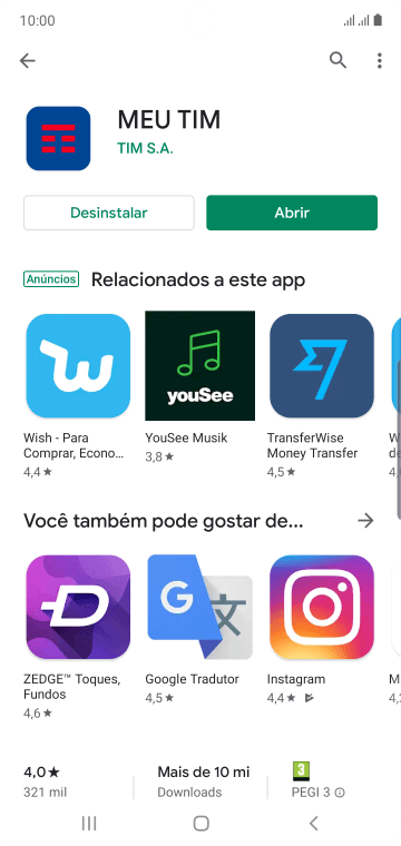 Pressione a tecla de início para finalizar e voltar à tela inicial. Pressione a tecla de início para finalizar e voltar à tela inicial.