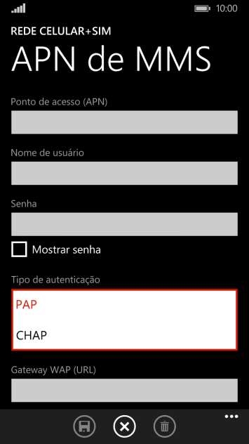 Pressione PAP. Pressione PAP.
