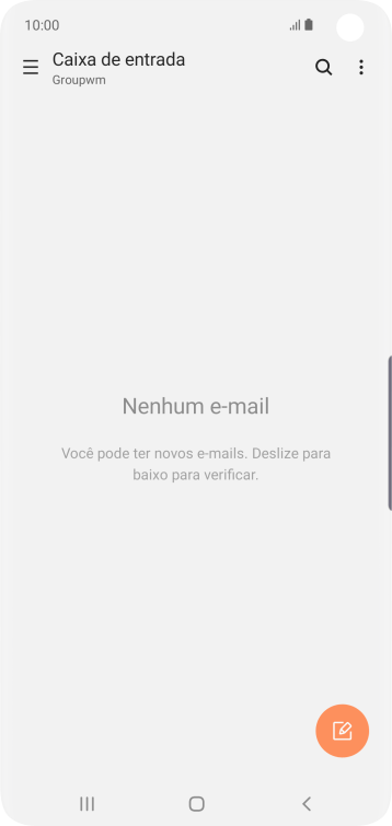 Deslize para a direita a partir do lado esquerdo da tela. Deslize para a direita a partir do lado esquerdo da tela.
