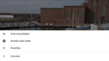 Pressione a lista de reprodução desejada. Pressione a lista de reprodução desejada.
