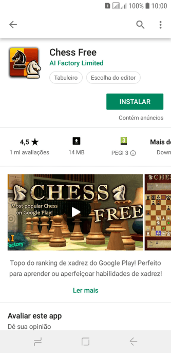 Pressione INSTALAR, e siga as indicações da tela para instalar o app. Pressione INSTALAR, e siga as indicações da tela para instalar o app.