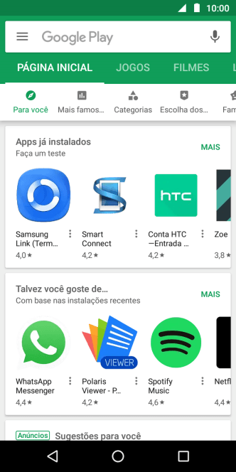 Deslize para a direita a partir do lado esquerdo da tela. Deslize para a direita a partir do lado esquerdo da tela.