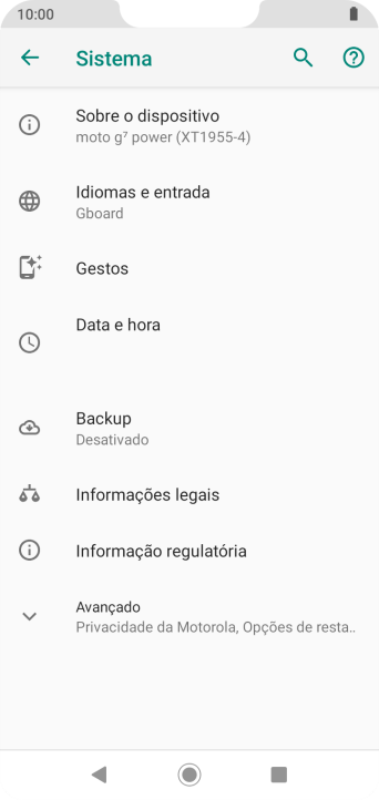 Pressione Avançado. Pressione Avançado.