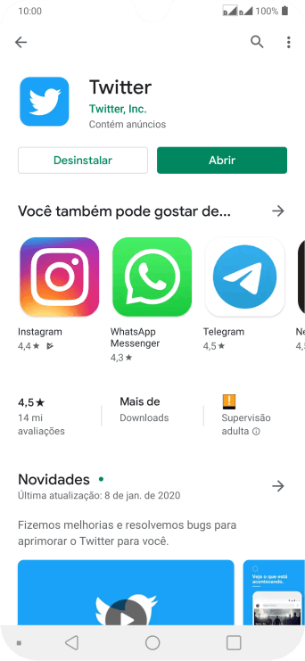 Pressione a tecla de início para finalizar e voltar à tela inicial. Pressione a tecla de início para finalizar e voltar à tela inicial.