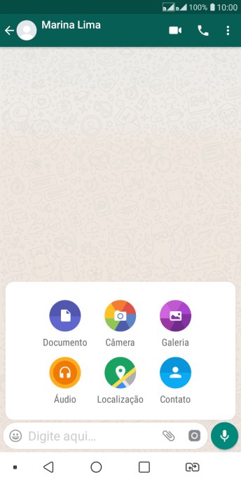 Pressione Galeria, e navegue até a pasta desejada. Pressione Galeria, e navegue até a pasta desejada.