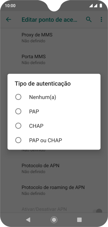 Pressione PAP ou CHAP. Pressione PAP ou CHAP.