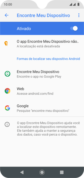 Pressione o indicador para ativar a função. Pressione o indicador para ativar a função.