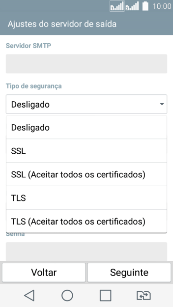 Pressione Desligado para ativar ou desativar a função. Pressione Desligado para ativar ou desativar a função.