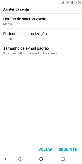Pressione Horário de sincronização. Pressione Horário de sincronização.