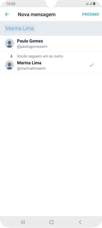 Pressione PRÓXIMO. Pressione PRÓXIMO.