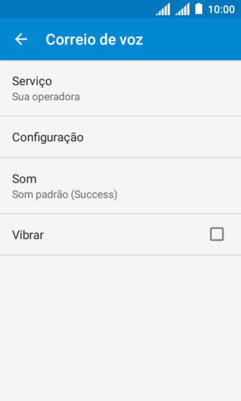 Pressione Configuração. Pressione Configuração.