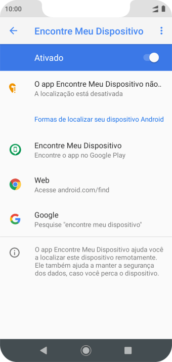 Pressione o indicador para ativar a função. Pressione o indicador para ativar a função.