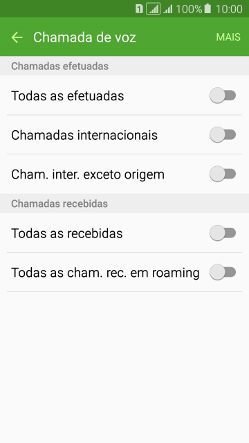 Pressione o tipo de bloqueio desejado. Pressione o tipo de bloqueio desejado.