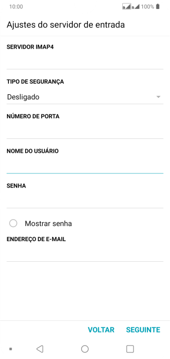 Pressione SEGUINTE. Pressione SEGUINTE.
