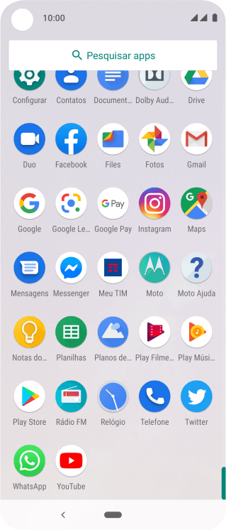Pressione Play Store. Pressione Play Store.