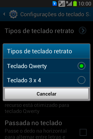 Pressione Teclado Qwerty. Pressione Teclado Qwerty.