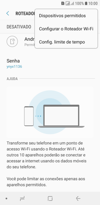 Pressione Configurar o Roteador Wi-Fi. Pressione Configurar o Roteador Wi-Fi.
