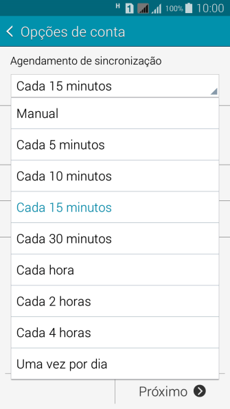 Pressione a configuração desejada. Pressione a configuração desejada.