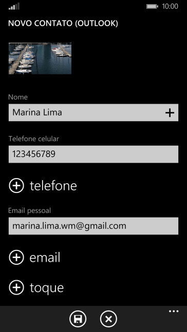 Pressione toque. Pressione toque.