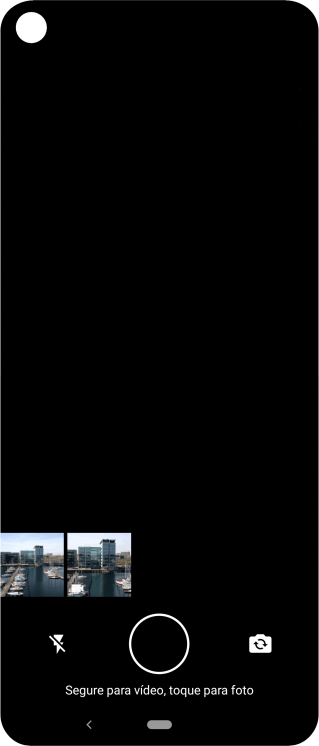 Pressione a foto ou o vídeo desejado. Pressione a foto ou o vídeo desejado.