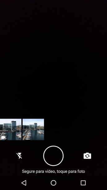 Pressione a foto ou o vídeo desejado. Pressione a foto ou o vídeo desejado.