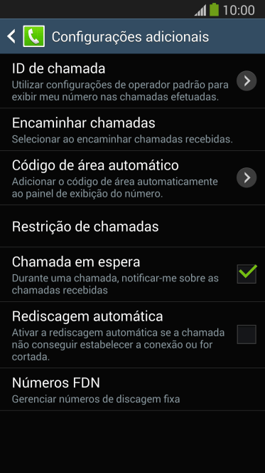 Pressione ID de chamada. Pressione ID de chamada.