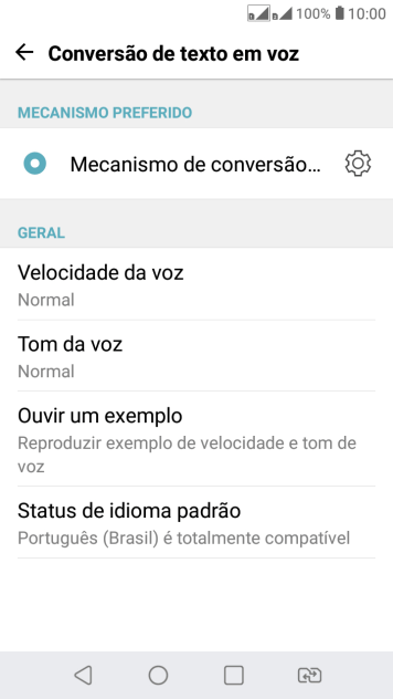 Pressione o ícone de configurações ao lado de Pressione o ícone de configurações ao lado de