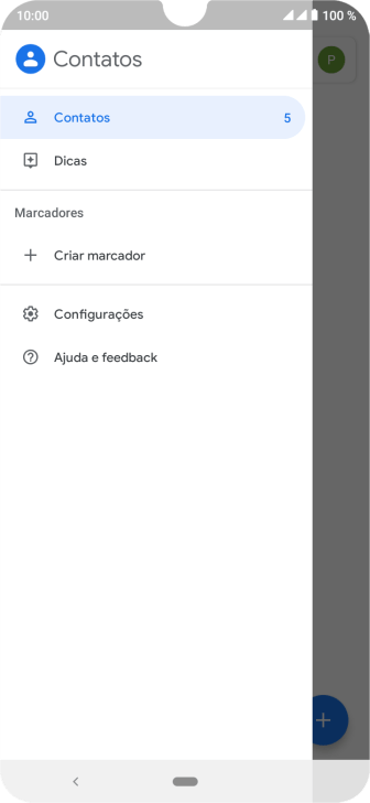 Pressione Configurações. Pressione Configurações.