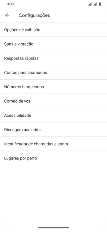 Pressione Contas para chamadas. Pressione Contas para chamadas.