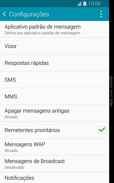 Pressione SMS. Pressione SMS.