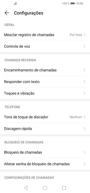 Pressione Encaminhamento de chamadas. Pressione Encaminhamento de chamadas.