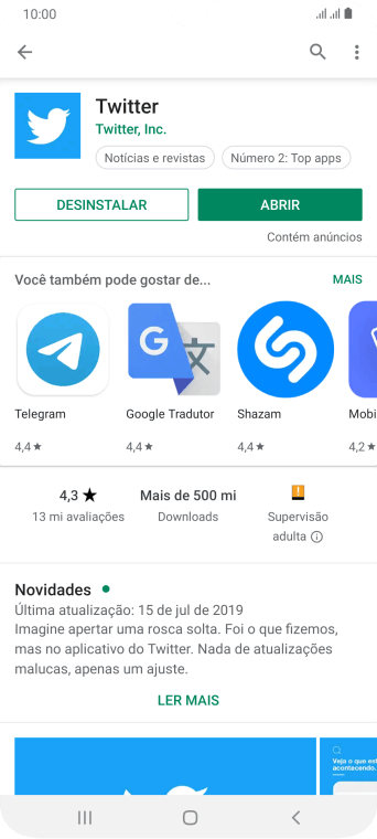 Pressione a tecla de início para finalizar e voltar à tela inicial. Pressione a tecla de início para finalizar e voltar à tela inicial.